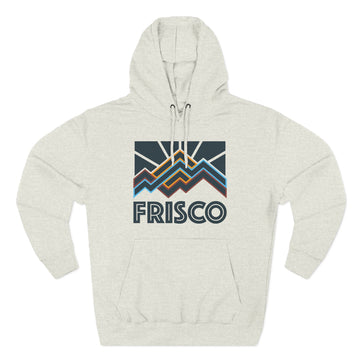 Frisco, Colorado Hoodie - Retro Mountain Unisex Sweatshirt