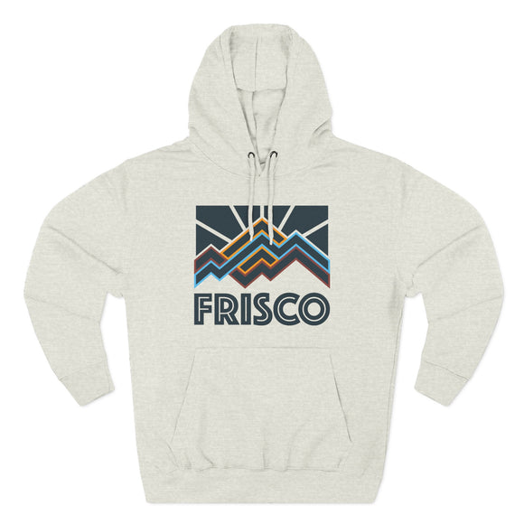 Frisco, Colorado Hoodie - Retro Mountain Unisex Sweatshirt