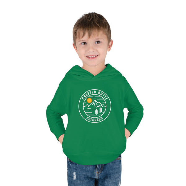 Crested Butte, Colorado Toddler Hoodie - Unisex Crested Butte Toddler Sweatshirt