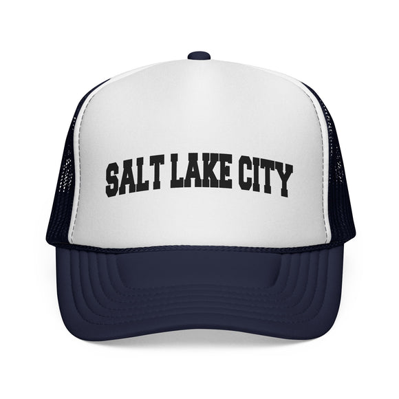 Salt Lake City, Utah Collegiate Style Trucker Hat
