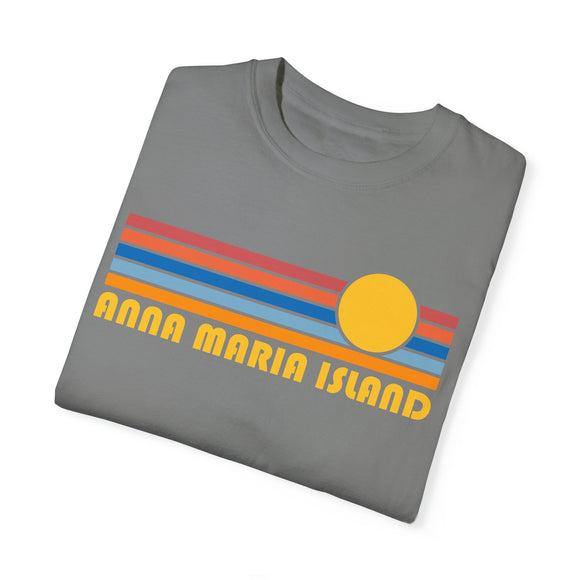 Anna Maria Island, Florida Graphic Tee, Comfort Colors Retro Unisex Anna Maria Island T shirt