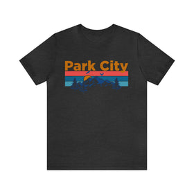 Park City, Utah Shirt - Mountain Sunset Unisex Park City T-Shirt