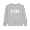Stowe, Vermont Sweatshirt - Stowe Toddler Crewneck Sweatshirt