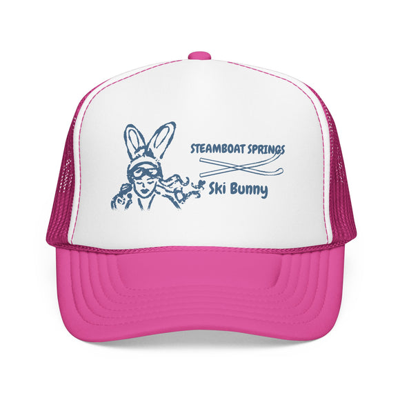 Steamboat Springs, Colorado Ski Bunny Trucker Hat