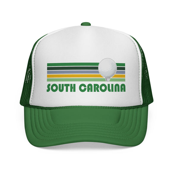 South Carolina Retro Golf Trucker Hat