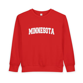 Buy red Minnesota Sweatshirt - Minnesota Crewneck Sweatshirt
