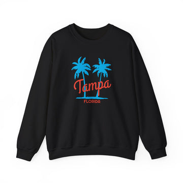 Buy black Tampa, Florida Sweatshirt - Unisex Crewneck Tampa Sweatshirt