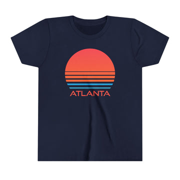 Atlanta, Georgia Youth Shirt - Retro 80s Atlanta Kid's T-Shirt - 0