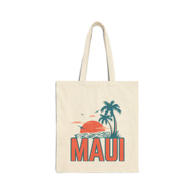 Maui, Hawaii Cotton Canvas Maui Tote Bag