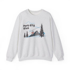 Park City, Utah Sweatshirt - Unisex Retro Ski Mountain Gondola Park City Sweatshirt