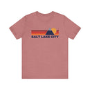 Retro Salt Lake City, Utah T-shirt, Mountain Tee, Vintage Salt Lake City Unisex Jersey Shirt, Outdoor Hiking Apparel-2