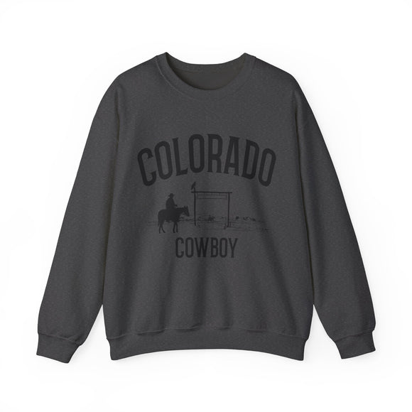 Colorado Sweatshirt - Mountain Cowboy Graphic Crewneck