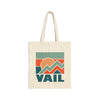 Vail, Colorado Cotton Canvas Vail Tote Bag