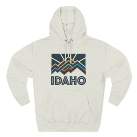 Idaho Hoodie - Retro Mountain Unisex Sweatshirt