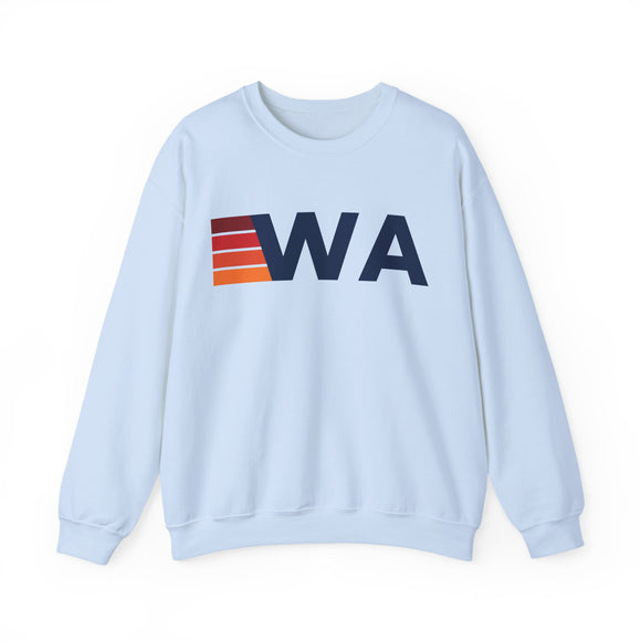 Washington Retro Sweatshirt | Retro Stripes Washington