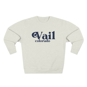 Buy oatmeal-heather Premium Vail, Colorado Sweatshirt