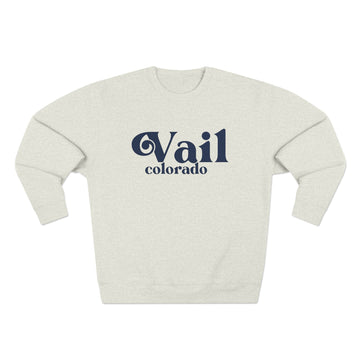 Buy oatmeal-heather Premium Vail, Colorado Sweatshirt