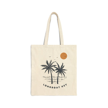 Longboat Key, Florida Tote Bag - Cotton Canvas Longboat Key Bag