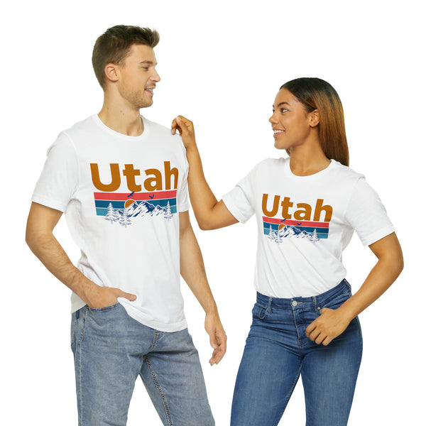 Utah T-Shirt - Mountain Sunset Unisex Utah Shirt