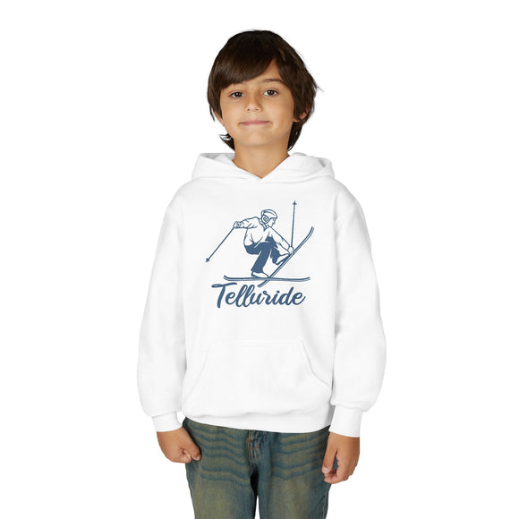 Telluride, Colorado Youth Hoodie - Snow Ski Kids Telluride Hooded Sweatshirt