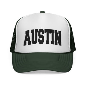 Buy dark-green Austin, Texas Collegiate Style Trucker Hat