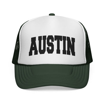 Buy dark-green Austin, Texas Collegiate Style Trucker Hat