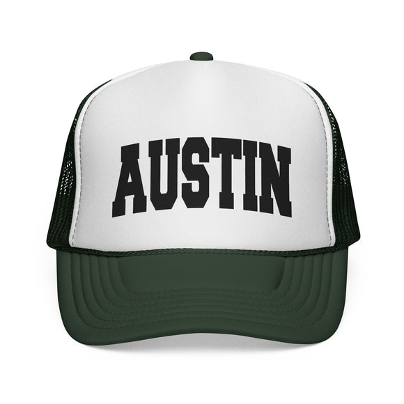 Austin, Texas Collegiate Style Trucker Hat