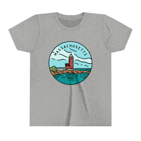 Massachusetts Youth T-Shirt - Unisex Kids Massachusetts Shirt