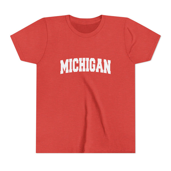 Michigan Youth Graphic Tee - Kids T Shirt