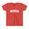 Michigan Youth Graphic Tee - Kids T Shirt
