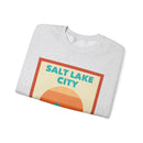 Retro Salt Lake City, Utah Sweatshirt, Mountain Sun Design, Unisex Crewneck, Gift for Outdoorsy Friends, Vintage Salt Lake City, Utah Jumper-10