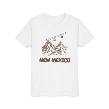 New Mexico Youth T-Shirt — Vintage Gondola Ski Mountain Tee - 0