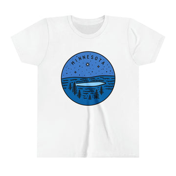 Buy white Minnesota Youth T-Shirt - Unisex Kids Minnesota Shirt