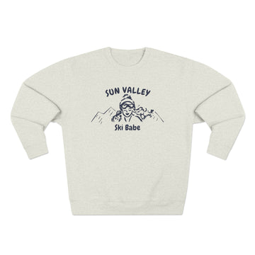 Premium Sun Valley, Idaho Ski Babe Sweatshirt