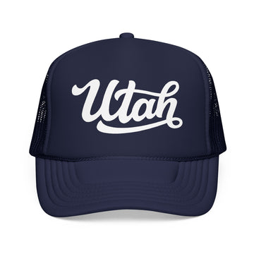 Buy dark-navy Utah Trucker Hat - Utah Cap