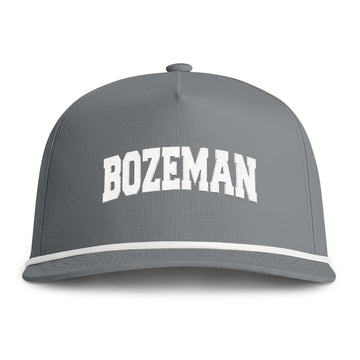 Buy granite Bozeman, Montana Embroidered Rope Hat - Vintage Sunwashed Rope Cap, Comfort Colors