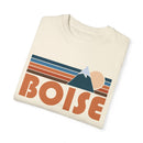 Boise, Idaho Graphic Tee, Comfort Colors Retro Unisex Boise T shirt, Mountain Adventure Shirt-12