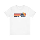 Retro Mount Hood T-shirt, Mountain Tee, Vintage Mount Hood Unisex Jersey Shirt, Outdoor Hiking Apparel-1