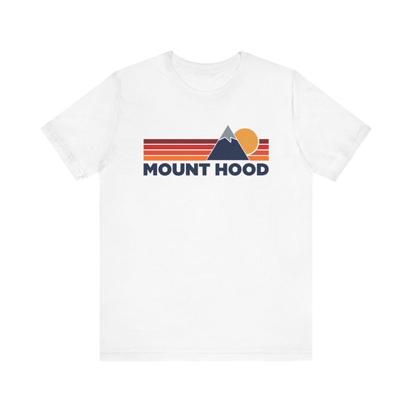 Retro Mount Hood T-shirt, Mountain Tee, Vintage Mount Hood Unisex Jersey Shirt, Outdoor Hiking Apparel