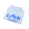 Boulder, Colorado Hoodie - Unisex Mountain Boulder Hoodie Sweatshirt