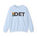 Detroit, Michigan DET Retro Stripe Sweatshirt-4