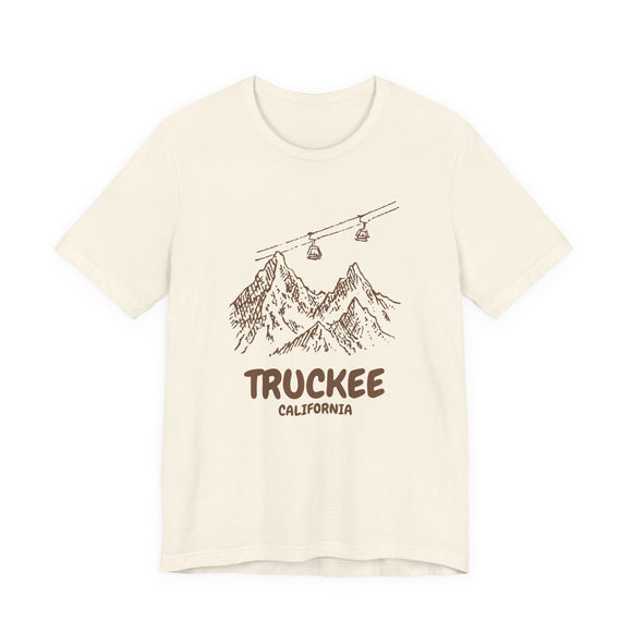 Truckee, California Mountain T-Shirt — Vintage Gondola Ski Mountain Tee
