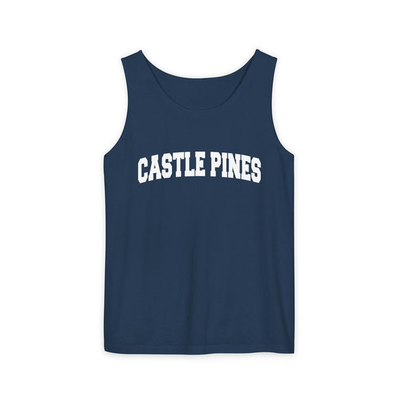 Castle Pine, Colorado Tank Top Unisex | Comfort Colors - 100% Cotton