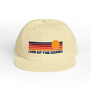 Lake of the Ozarks, Missouri retro sunset Surf Cap | vintage striped sun state hat-10