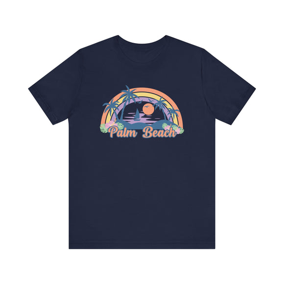 Palm Beach, Florida T-Shirt - Retro Beach Unisex Palm Beach Shirt