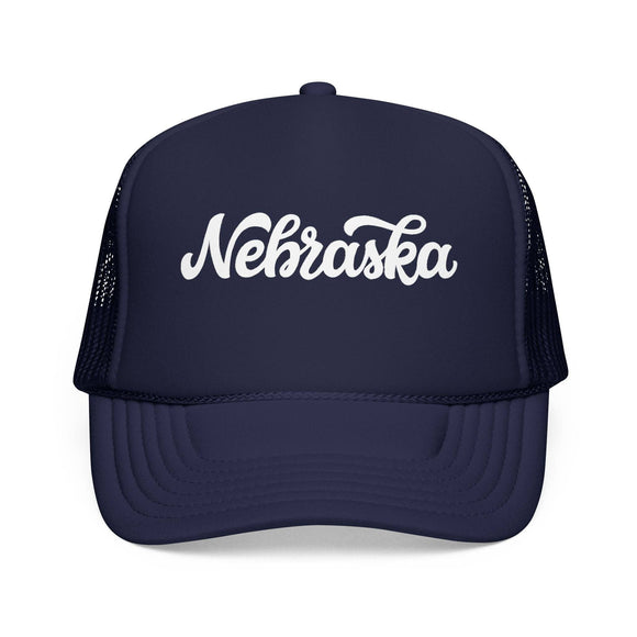 Kids Nebraska Trucker Hat - Youth Snapback Cap