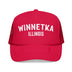 Kids Winnetka, Illinois Trucker Hat - Youth Snapback Cap