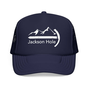 Kids Jackson Hole, Wyoming Trucker Hat Foam Boulder