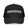 Kids Vancouver, Canada Trucker Hat - Youth Snapback Cap on white background