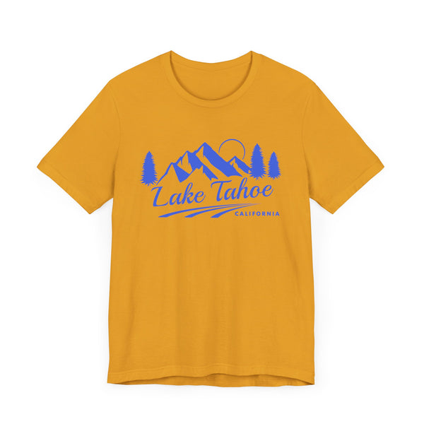 Lake Tahoe, California T-Shirt - Retro Mountain Unisex Lake Tahoe Shirt